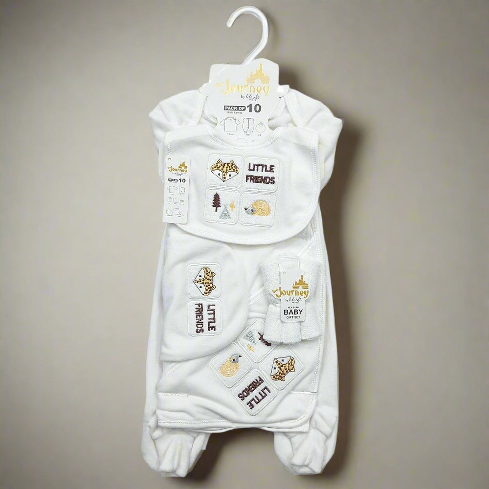 10 PIECES STARTER SET - WHITE LITTLE FRIENDS