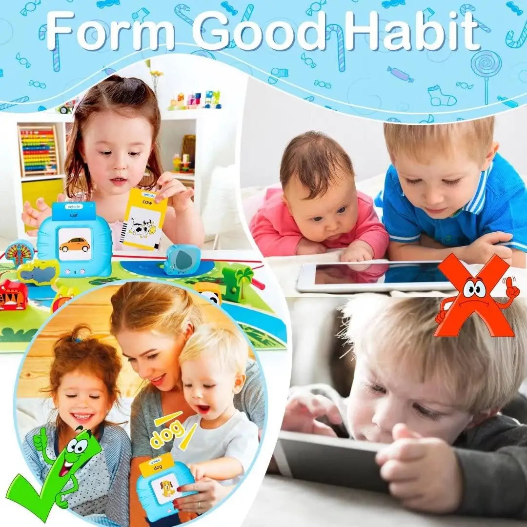 Talking Flash Cards Early Educational Toys for 3 to 6 Years Kids
