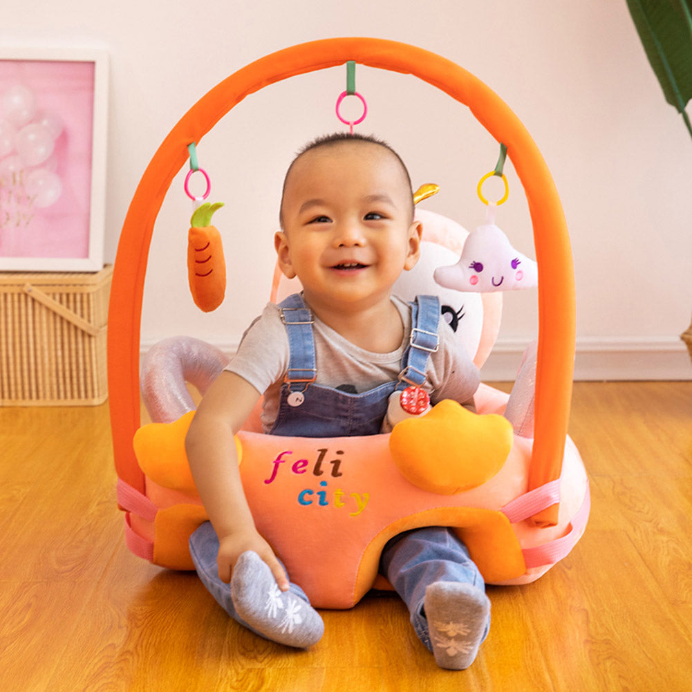 Character Baby Floor Seat With Toy Bar