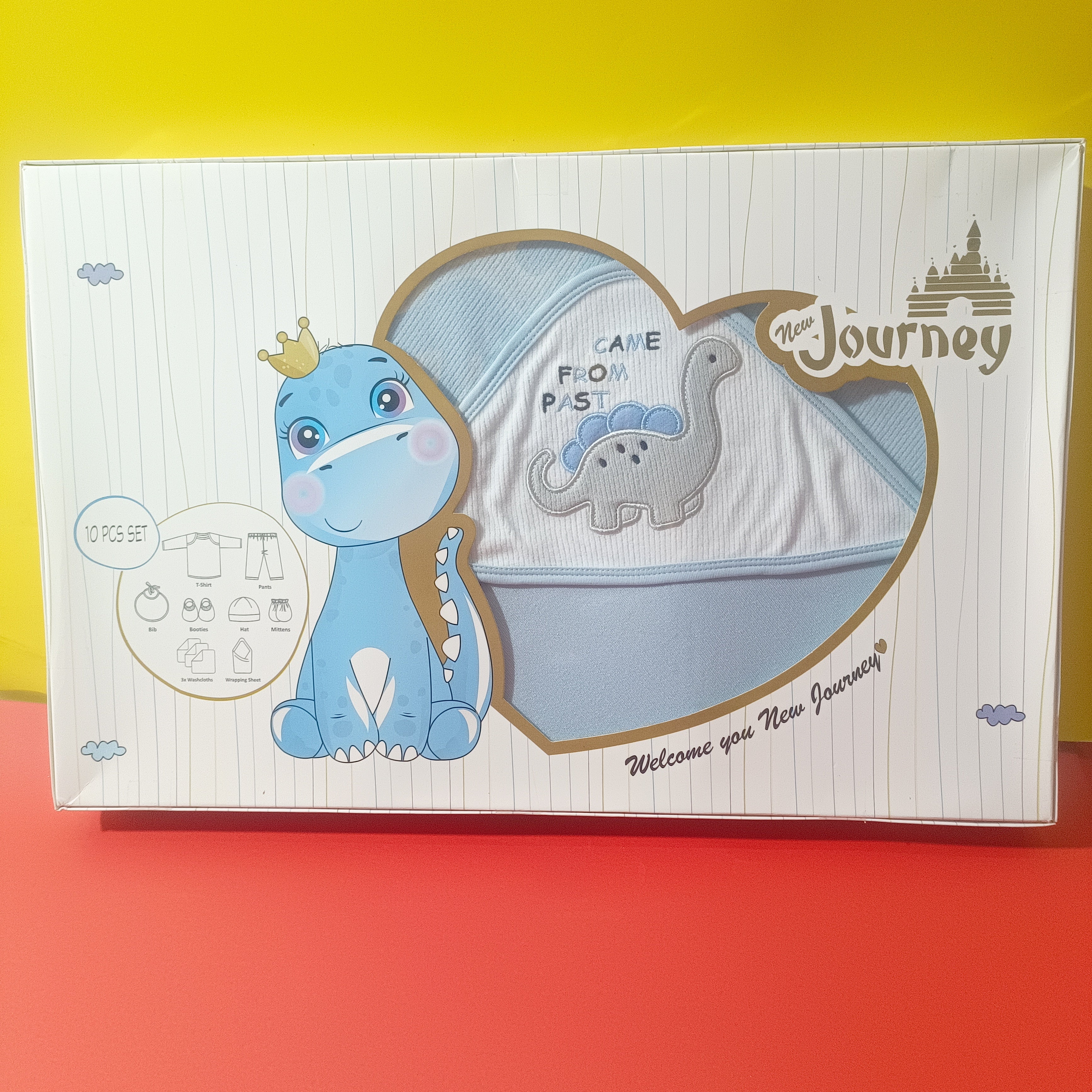 10 PIECES BABY GIFT SETS FOR WINTER DINO