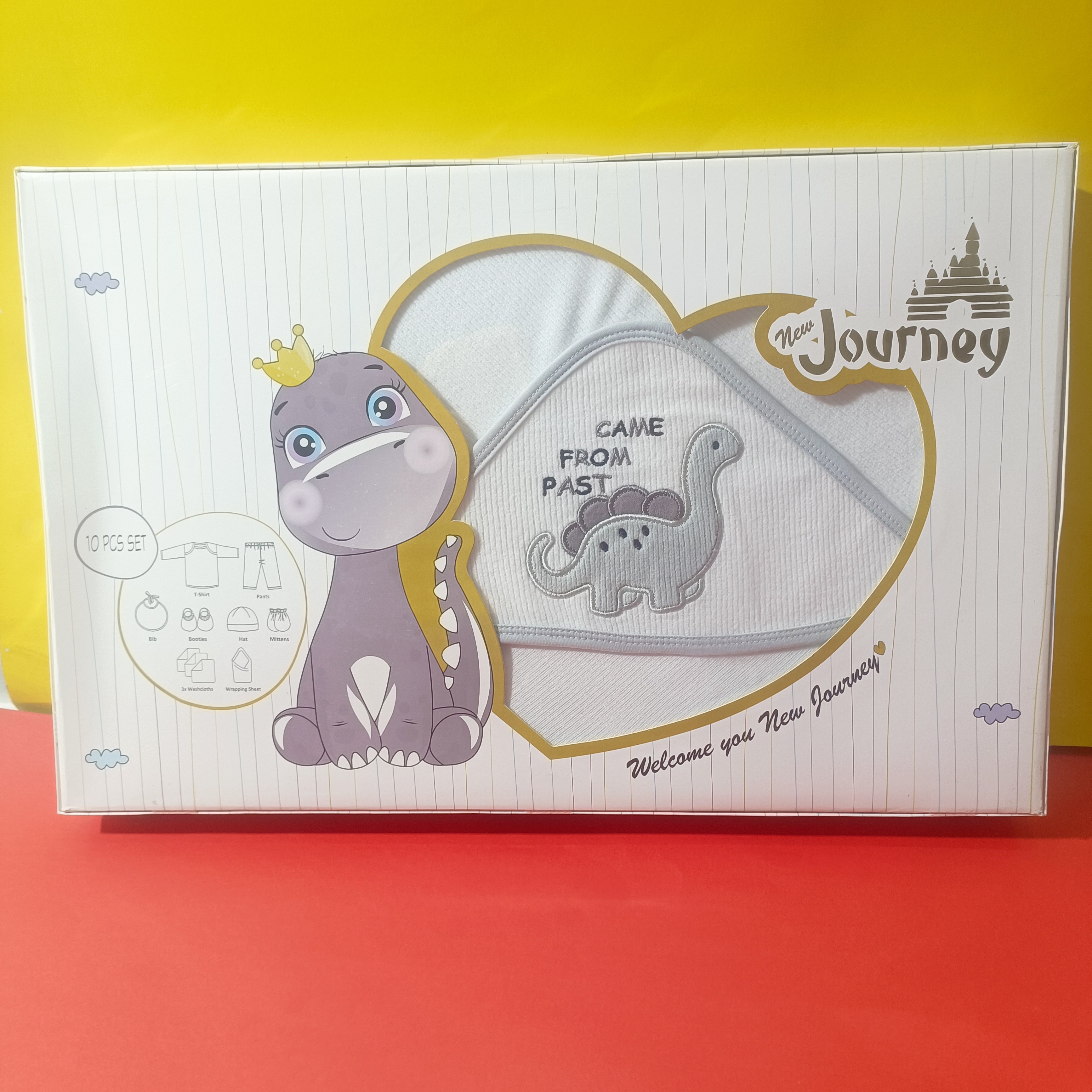 10 PIECES BABY GIFT SETS FOR WINTER DINO
