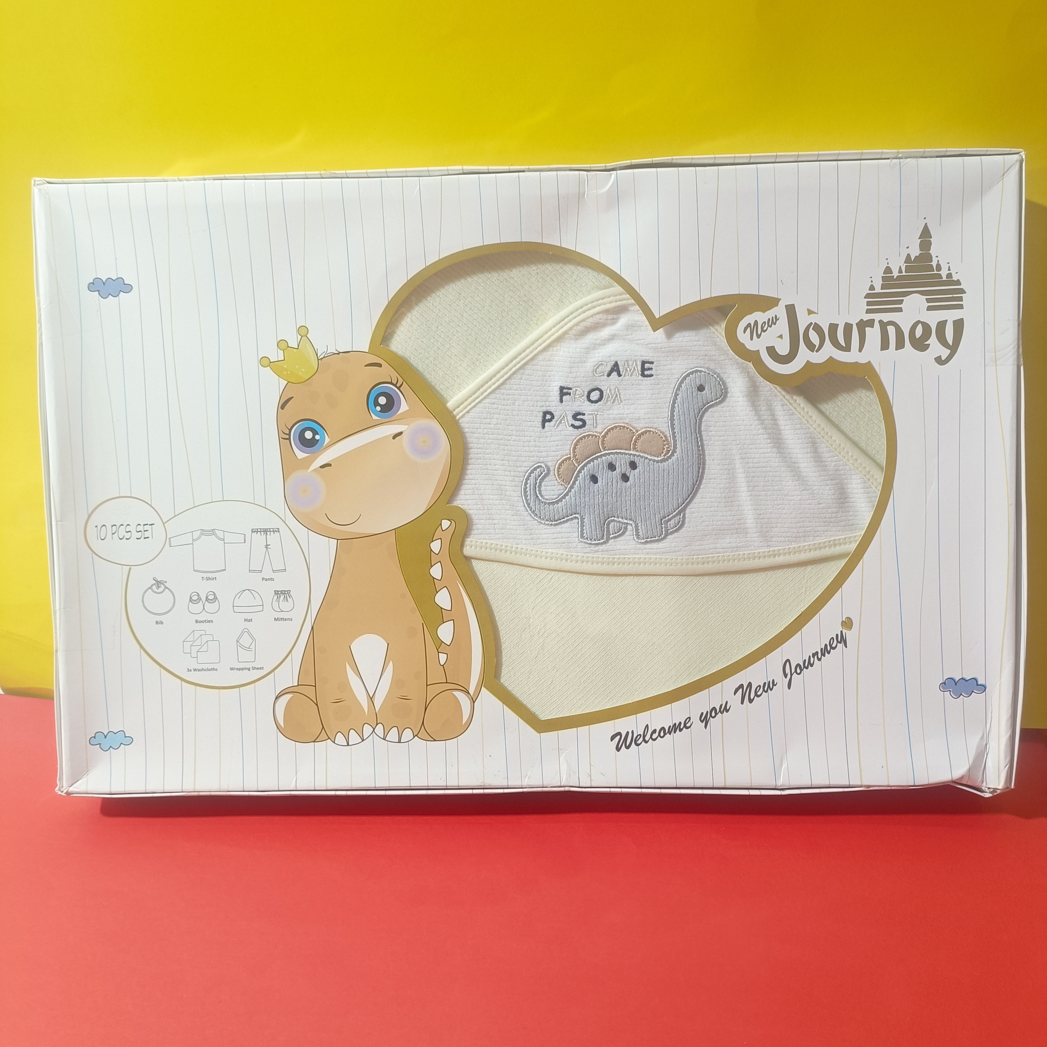 10 PIECES BABY GIFT SETS FOR WINTER DINO