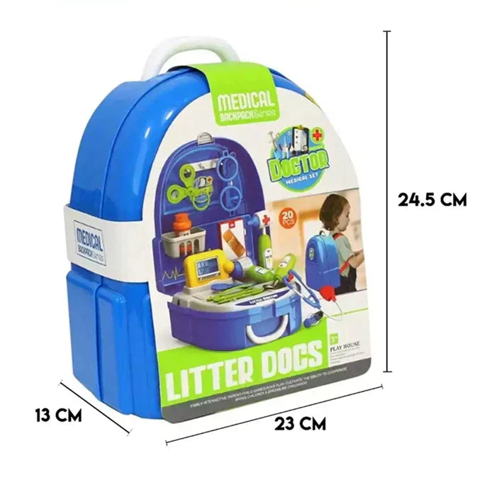 22 Pcs Little Doctor Set Bagpack