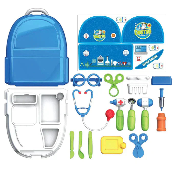 22 Pcs Little Doctor Set Bagpack