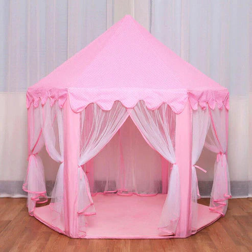 Princess Castle Play Tent House with Fairy Lights