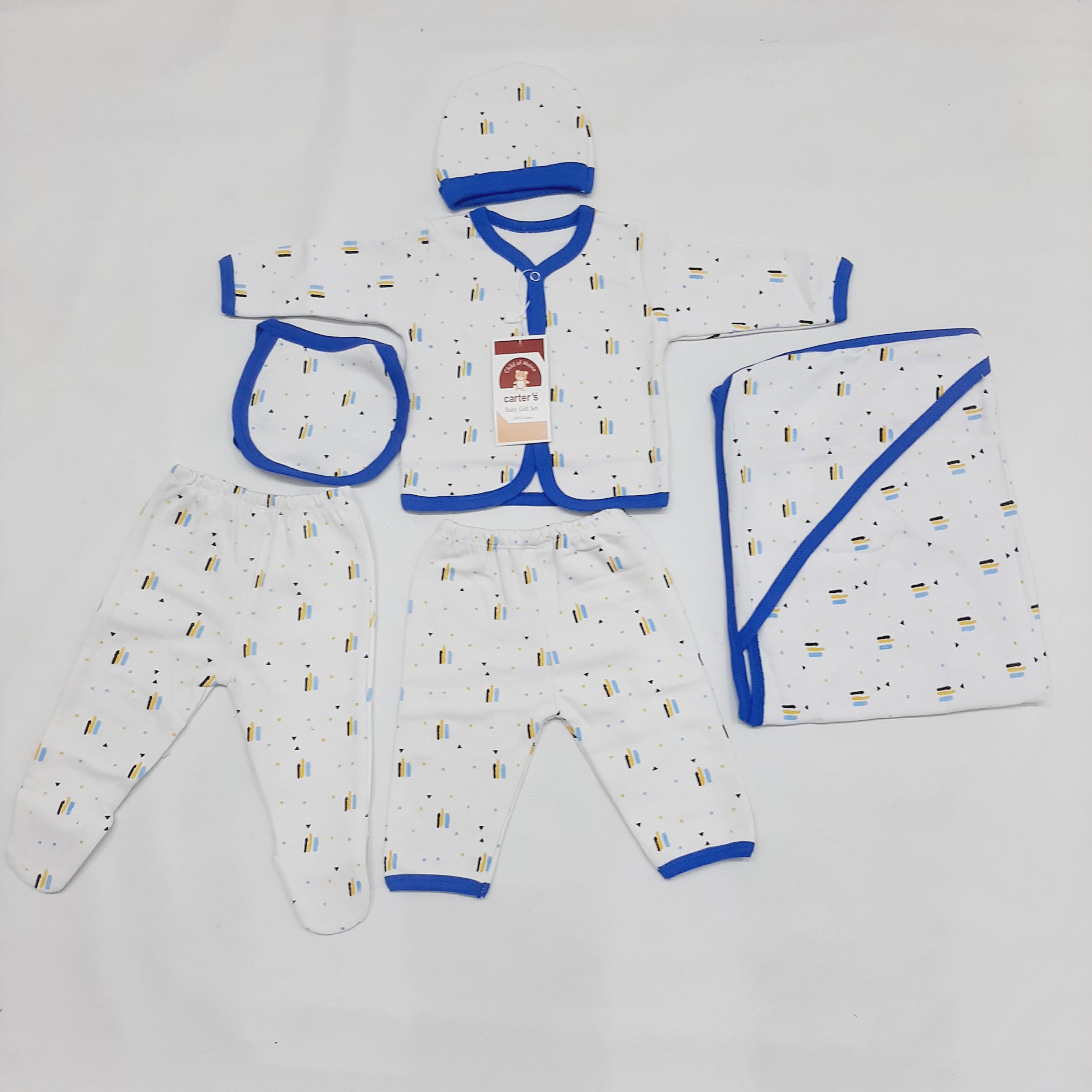 6 PIECES BABY SUIT FOR WINTER dotted