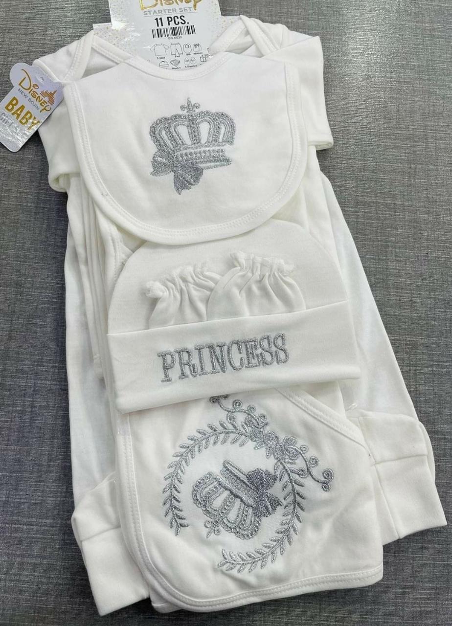 7 PIECES STARTER SET WHITE prince & princess