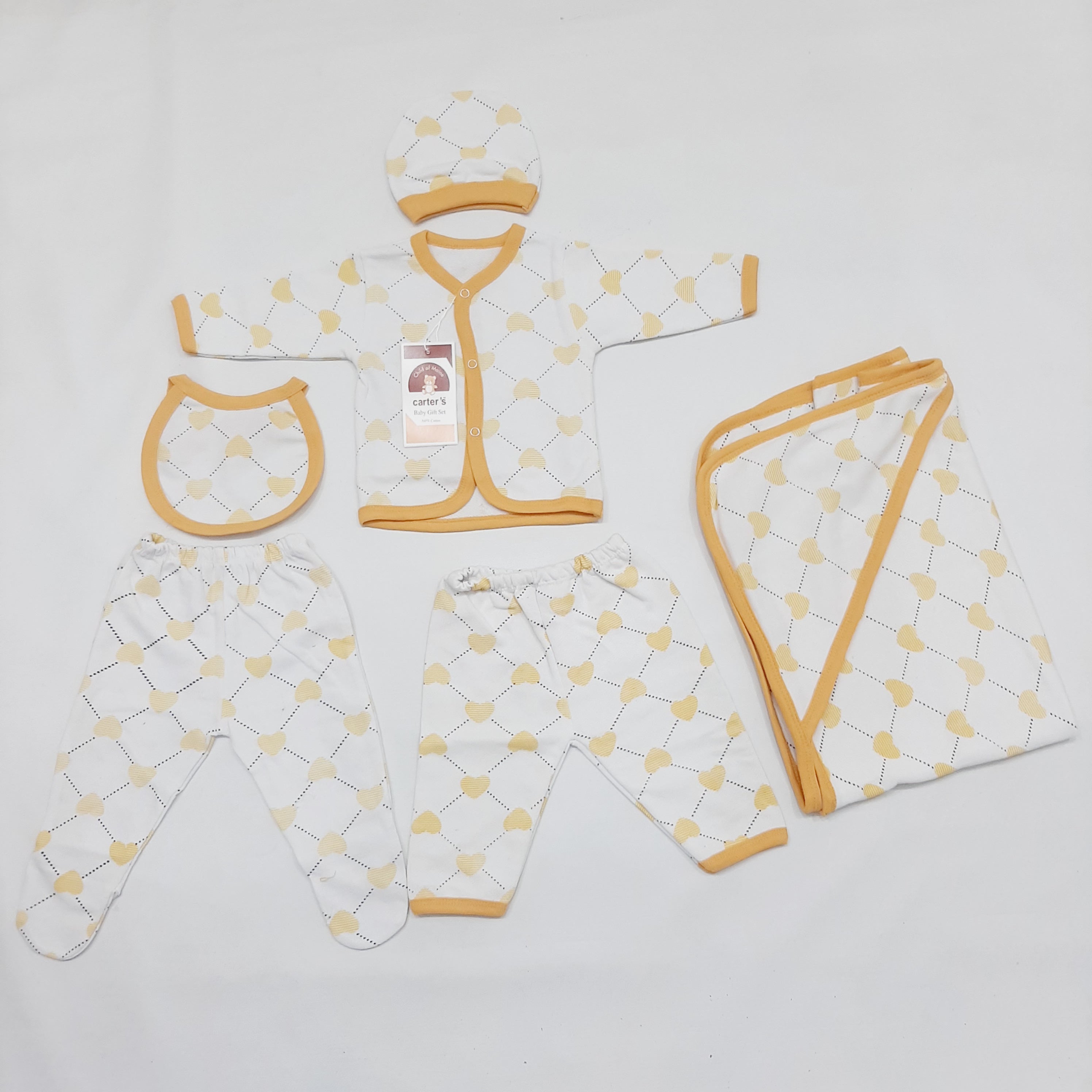 6 PIECES BABY SUIT FOR WINTER HEARTS