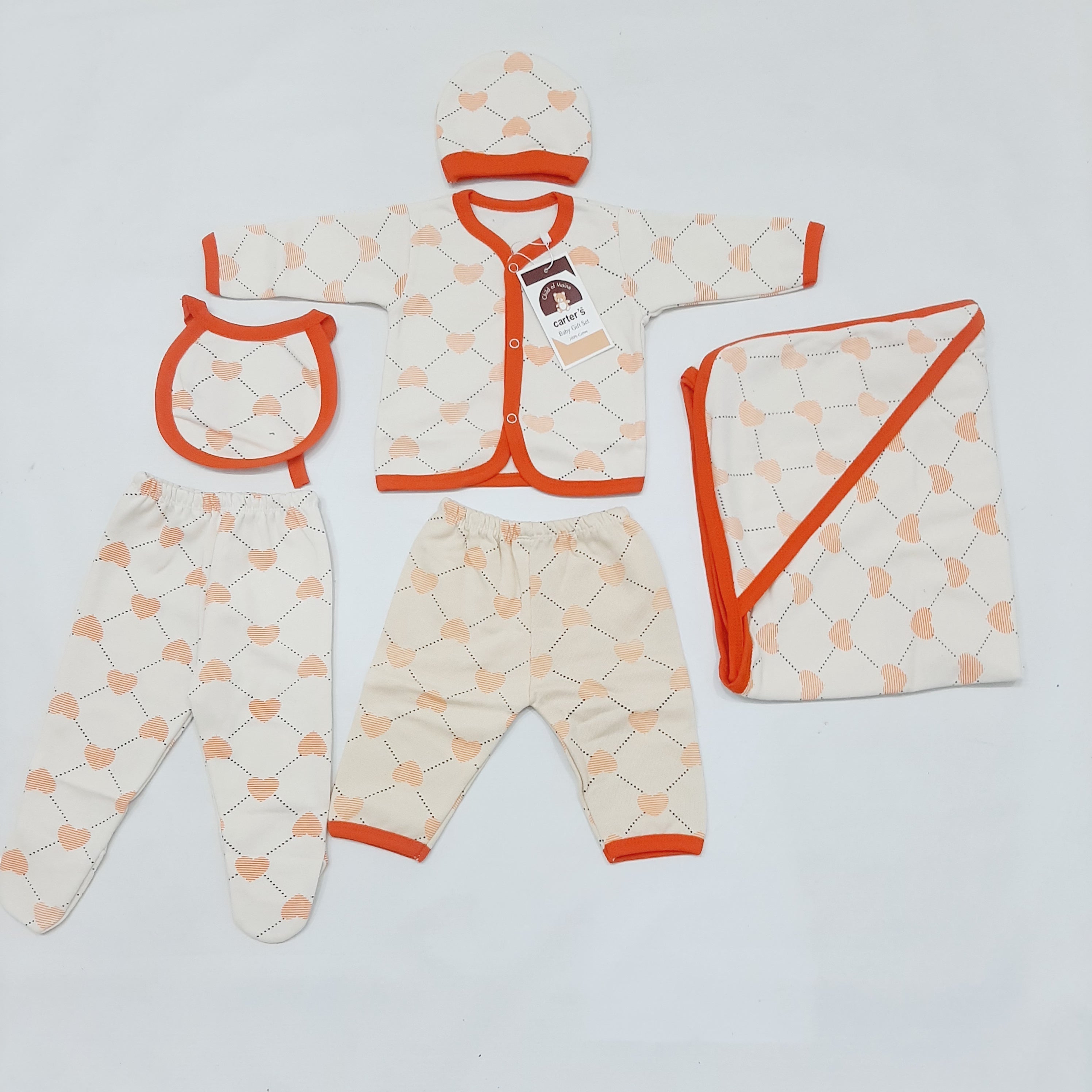 6 PIECES BABY SUIT FOR WINTER HEARTS