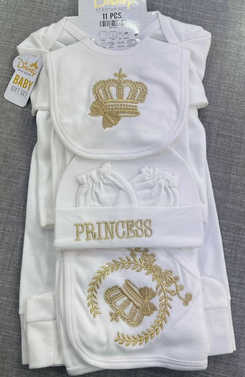7 PIECES STARTER SET WHITE prince & princess